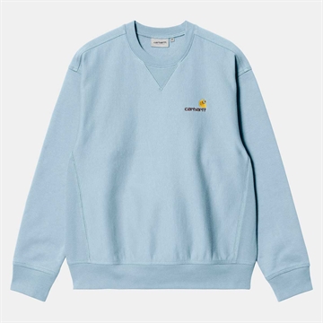 Carhartt WIP Sweatshirt American Script Frosted Blue